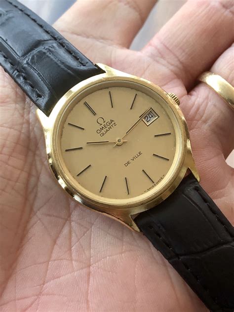 omega de ville quartz watch